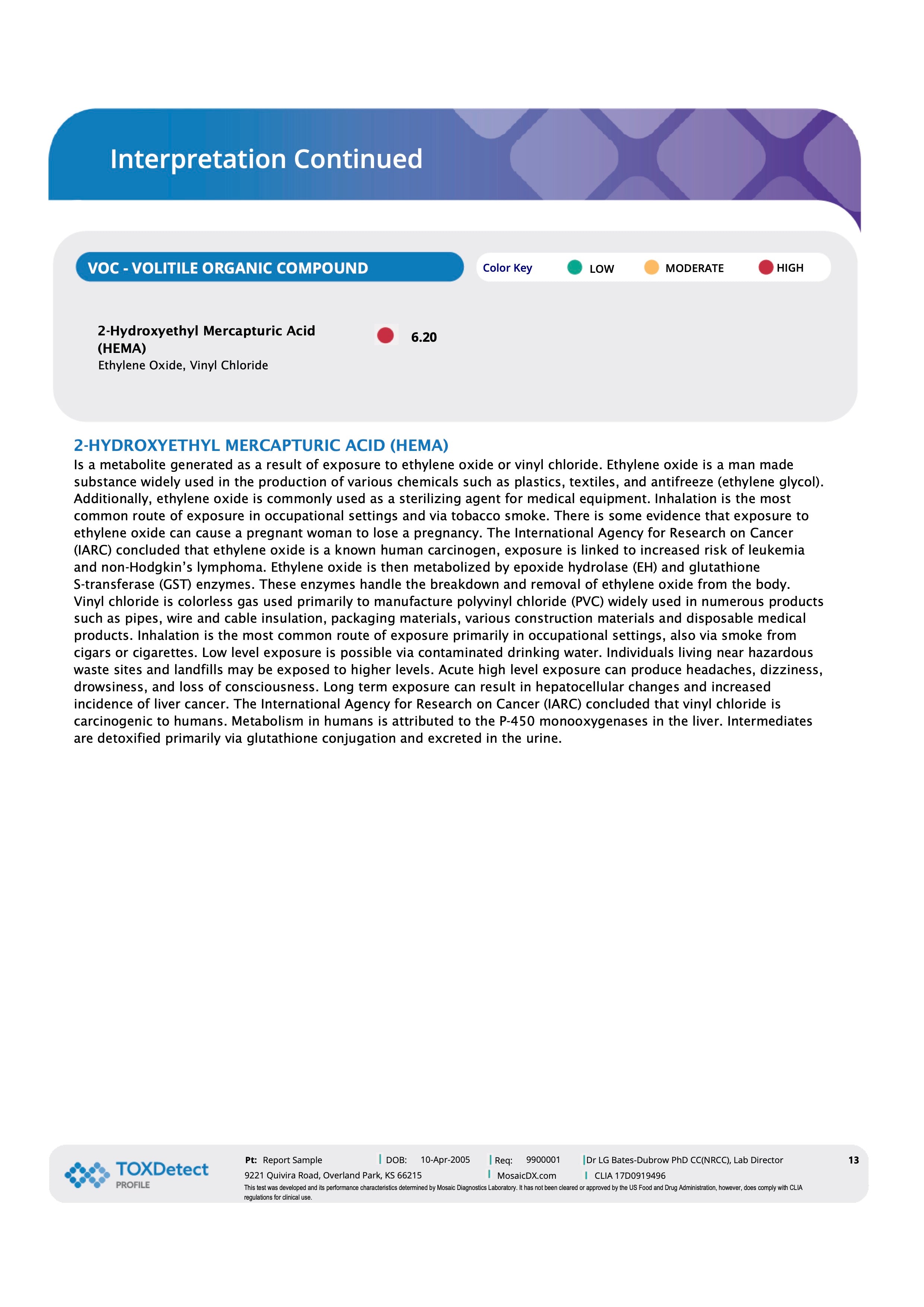 Toxin Detection Test - TOXDetect Profile