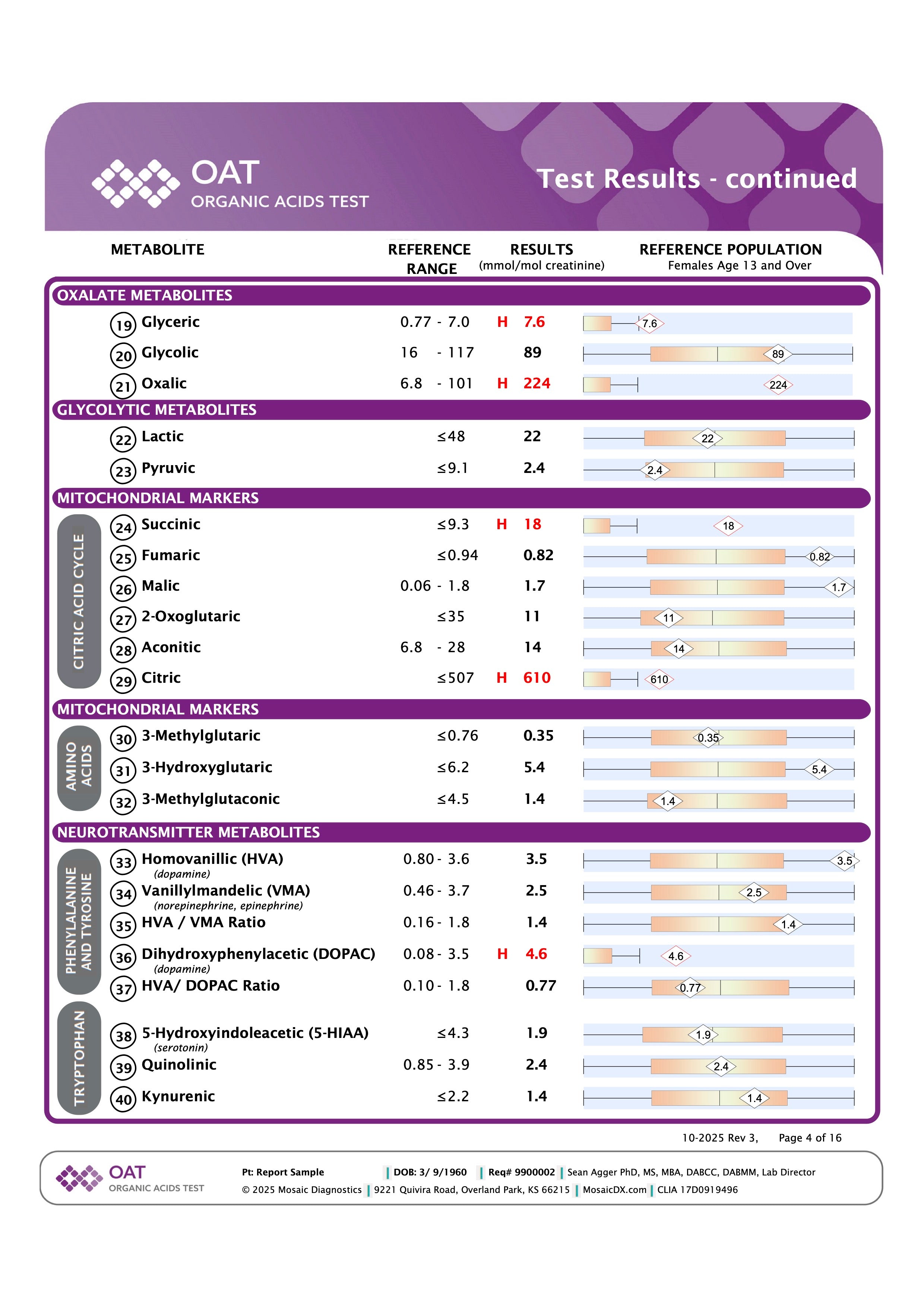 Organic Acids Test (OAT)